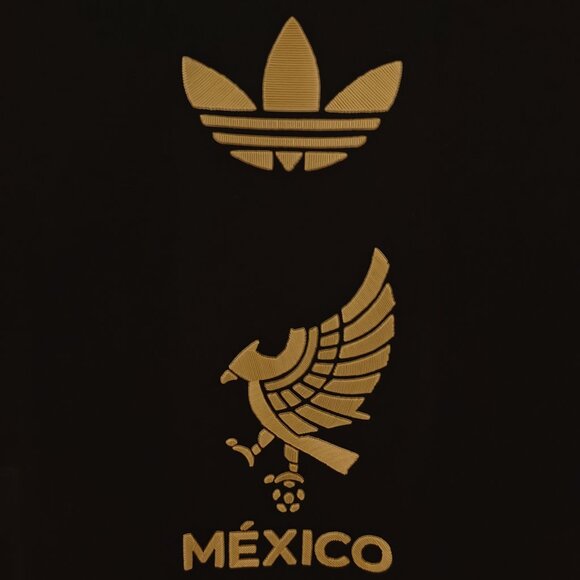 Adidas Mexico Jersey Black Souvenir Seleccion Men Sizes M and L FIFA Soccer - Picture 11 of 13